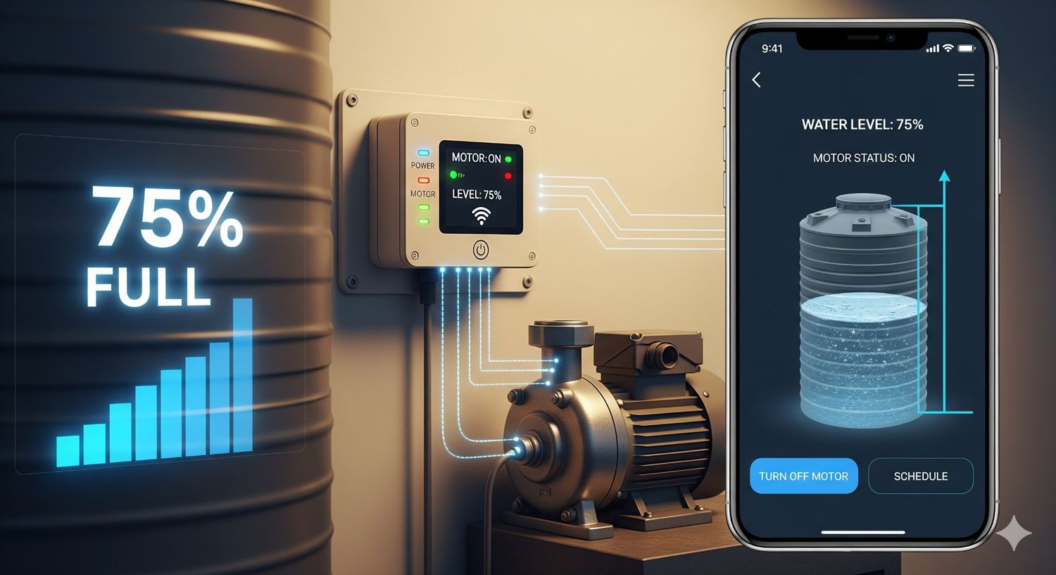 Smart Water Motor Controller – Sense Control - Image 2