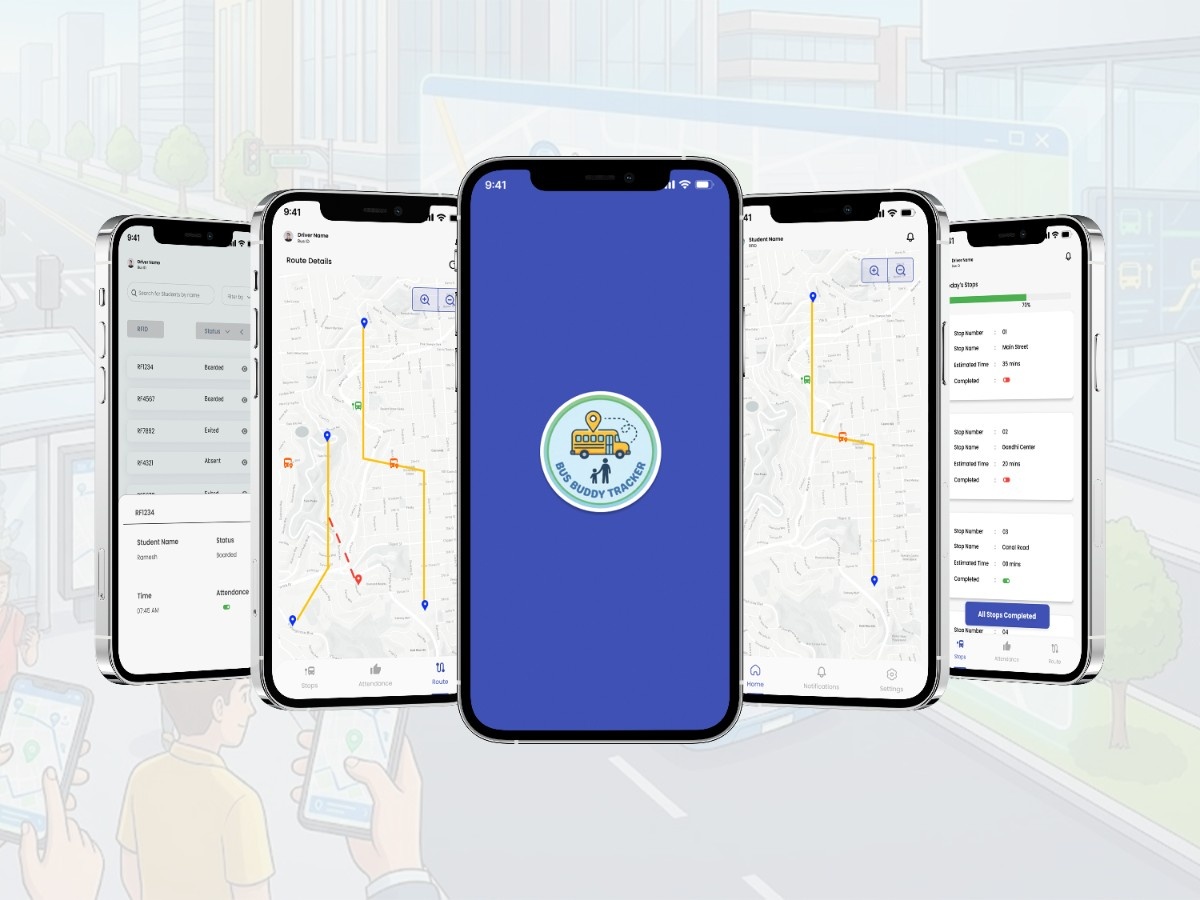 Bus tracking (Parent-Driver-Admin)